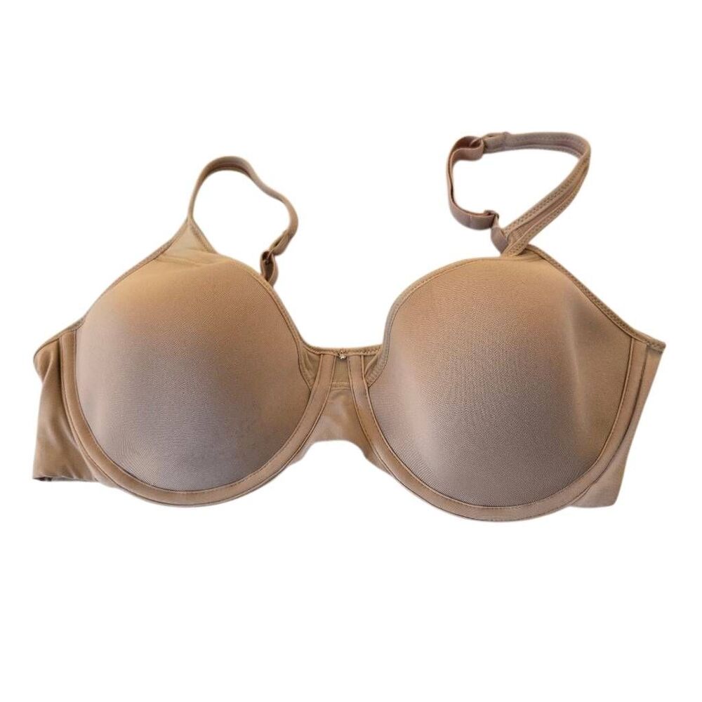 Bali Flawless Fit T-Shirt Full Coverage Underwire Beige Bra 36DD